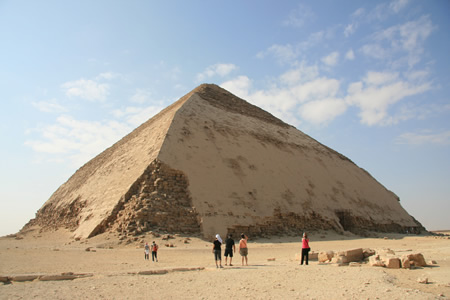 Bent Pyramid Dashur, ancient Egypt