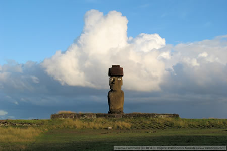 megalithic builders Moai Easter Island